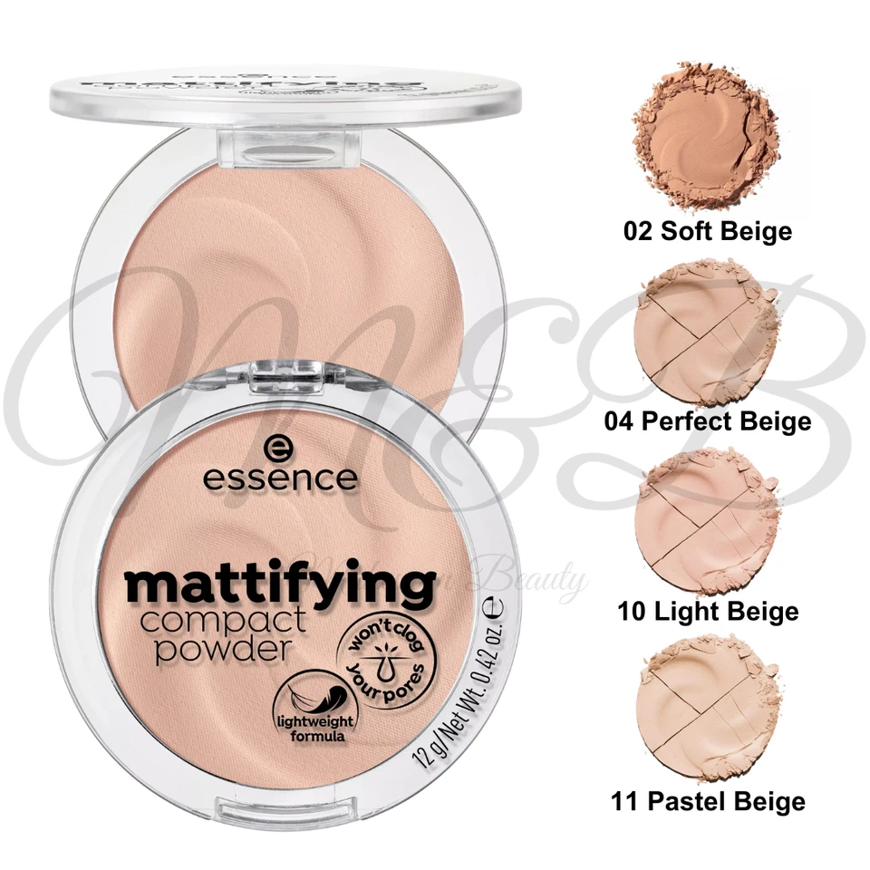 Essence Mattifying Compact Powder Silky Smooth & Natural Finish *CHOOSE SHADE* - Image 1 of 1