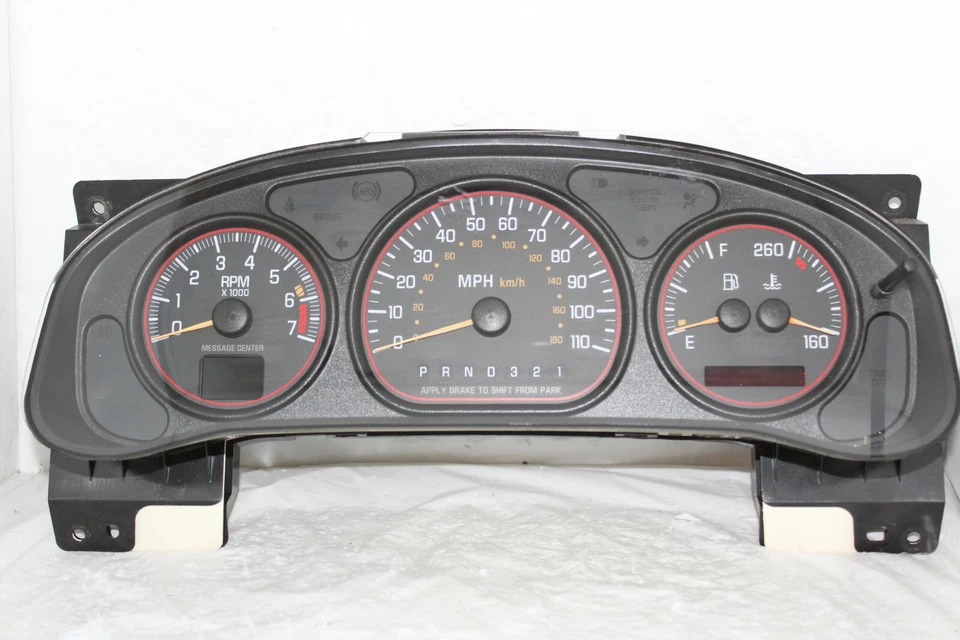 Painel de instrumentos velocímetro 00 Pontiac Montana 160.874 milhas RECONSTRUÍDO - Imagem 1 de 4