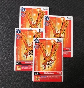 4x Birdramon - Uncommon - EX1-003 U - Digimon TCG Playset - Red - NM/M - Picture 1 of 1
