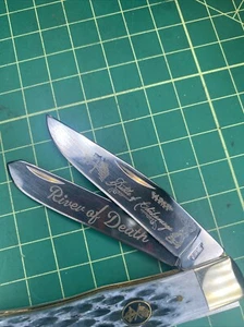 frost cutlery Civil War River Of Death Two Blade Folding Knife - Picture 1 of 5