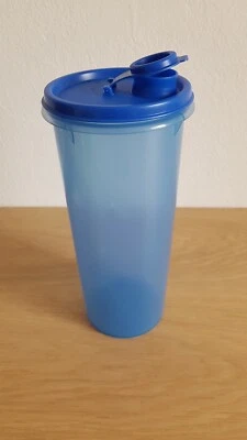 Tupperware Wassermax, Wassermann, Getränkebehälter, 1 Liter, Unbenutzt, Rar,Blau - Bild 1 von 4