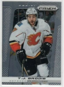 T.J. Brodie 13-14 Panini Prizm Hockey Base Common #121 Calgary Flames - Picture 1 of 1