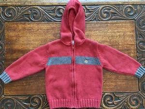 Suéter con Capucha Gymboree Niños 3 T Niño Pequeño Cremallera 2002 Hecho en Japón Usado en Excelente Condición Algodón - Imagen 1 de 7