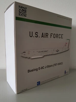 1:200 Inflight Boeing E-8C J-Stars 707-300C US Air Force Reg 0100 IFE80417 Herpa - Immagine 1 di 4
