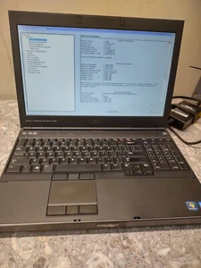 Dell Precision M4700 Laptop Intel Core i7-3840QM@ 2.80 GHz 16GB 512GB SSD Win 10 - Picture 1 of 16
