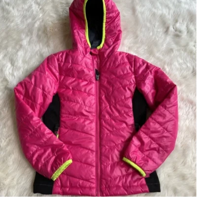 Faded Glory Pink Puffer Jacket - Small (6-6X) - Image 1 of 4