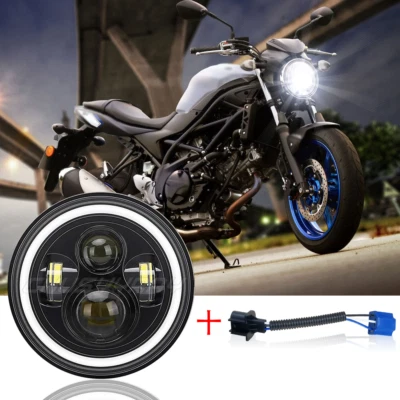 Faro Proyector LED con Señal de Giro DRL para SUZUKI SV650 MOTO 7" pulgadas Foto 1 de 4