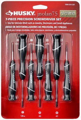 HUSKY 7pc Precision Micro Screwdriver Set Torx Flat Phillips Electronics Jewelry - Image 1 of 4