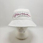 Puma Pink white logo Embroidered Bucket Hat Women's One Size 