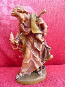 edle Holzfigur__Krippenfigur__Josef (o.Bauer)__geschnitzt und bemalt__Tirol_ ! - Bild 1 von 1