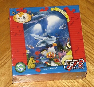 Arte Graeme Stevenson - Dolphin Paradise - Rompecabezas 550 piezas - Sellado Foto 1 de 3
