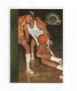 BILL RUSSELL (Boston Celtics) 1996-97 TOPPS NBA STARS GOLDEN SEASON CARD #90 - Picture 1 of 1