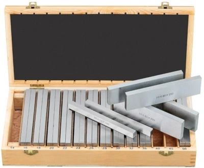 SET SERIE KIT PARALLELE ACCIAIO TEMPRATE RETTIFICATE A COPPIE MORSA FRESA CNC - Immagine 1 di 3