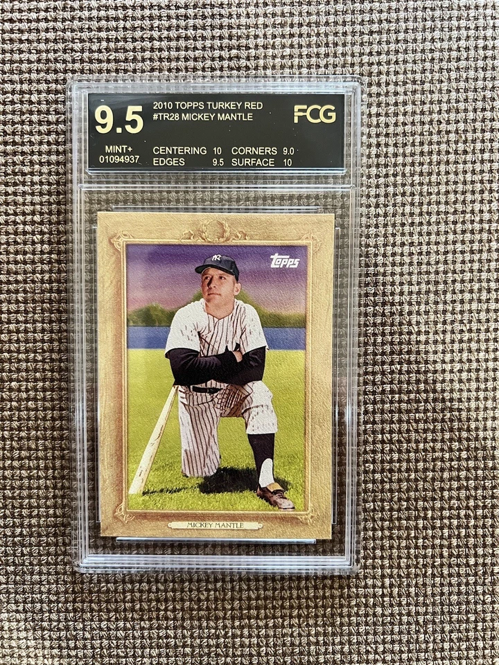 2010 Topps #TR28 Mickey Mantle Turkey Red - Image 1 of 2