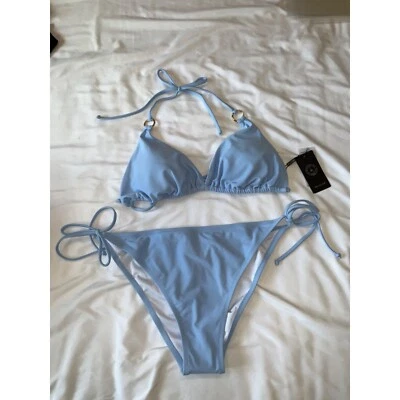 Conjunto Bikini Relleciga Azul Mar Claro Talla XL NUEVO Foto 1 de 4