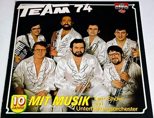 TEAM 74 POLKA RECORD "10 JAHRE MIT MUSIK" SUPER LP 12 GREAT SONGS! E+ - Picture 1 of 2