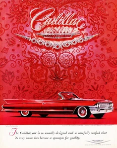 1961 Cadillac - Promotional Advertising Poster - Picture 1 of 1