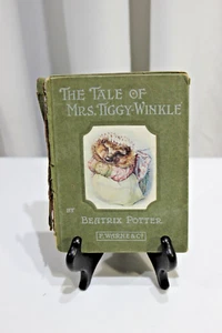 BEATRIX POTTER The Tale of Mrs Tiggy-Winkle 1905 WARNE + CO FIRST EDITION BOOK - Picture 1 of 18
