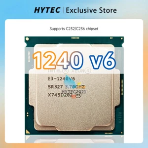 Intel Core Xeon E3-1240 v6 SR327 4Cores 3.7GHz LGA1151 CPU Processor - Picture 1 of 4