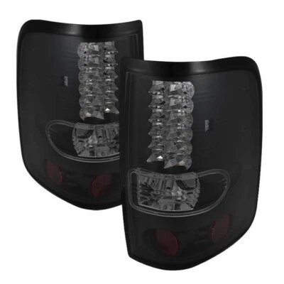 SPYDER SMOKED BLACK LED TAIL LIGHTS For Ford F150 New Body 2005-2008 #5078131 - Image 1 of 4