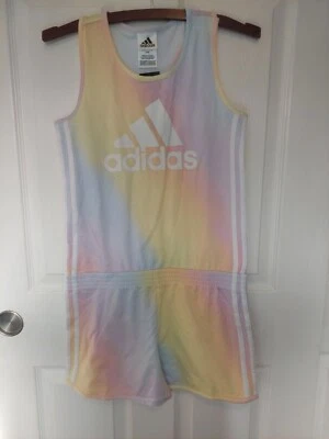 NUEVO CON ETIQUETAS ADIDAS NIÑAS NIÑOS TIE DYE MAMELUCO TALLA 16 Verano Foto 1 de 4