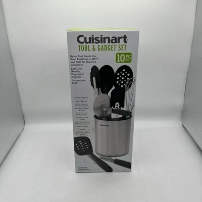 Juego de herramientas y utensilios de cocina Cuisinart de acero inoxidable nuevo en caja Foto 1 de 4