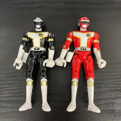 Игрушка Kousoku Sentai Turboranger Chogokin Red Turbo Black Turbo BANDAI Zord - Изображение 1 из 2