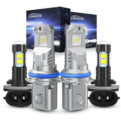 Faros LED de haz alto bajo y bombillas antiniebla para Mercury Topaz 1990-1994 9004 Foto 1 de 4