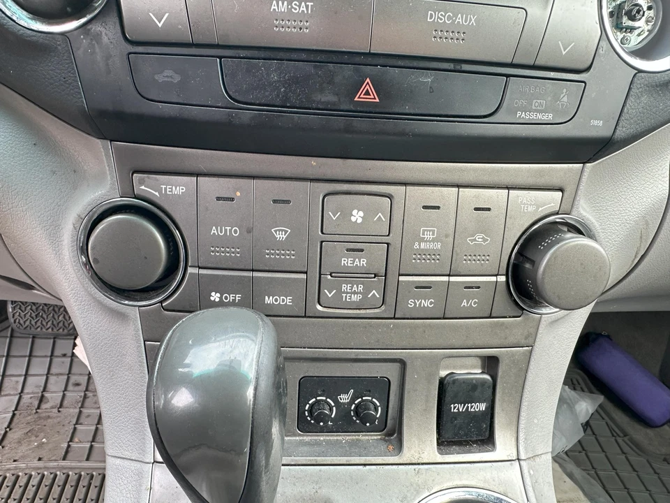 08 09 10 TOYOTA HIGHLANDER Calentador A/C Control Foto 1 de 1