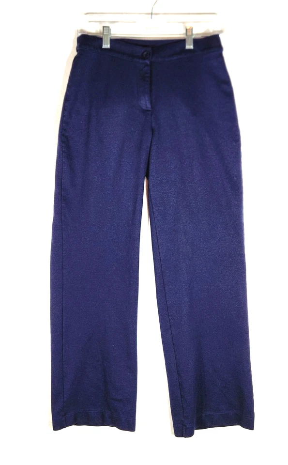 Pantalones LL Bean Talla 6, 27x29, Azul Oscuro Mezcla de Algodón Elastizados Negocios Informales Foto 1 de 4