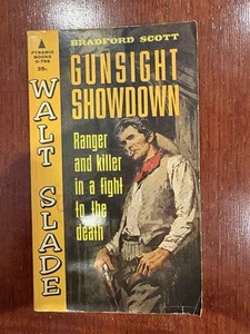 Gunsight Showdown 1962 Pyramid Books PB Walt Slade Bradford Scott - Picture 1 of 3