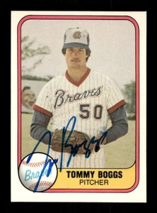 1981 Fleer 261 Tommy Boggs autografo firmato dec'd ASC BXCP58 - Foto 1 di 2