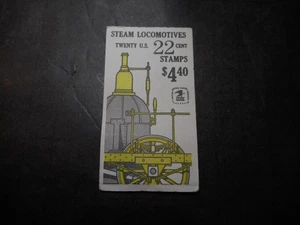 Scott 1362-66, 22 cent, Locomotive, Booklet - Picture 1 of 1