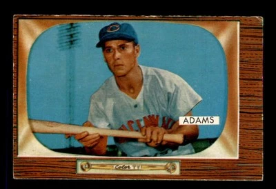 1955 Bowman #118 Bobby Adams   VG/VGEX X3462054 - Image 1 of 3