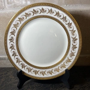 Richard Ginori TORINO Gold Encrusted 10.5” Dinner Plate Italy Read - Picture 1 of 14
