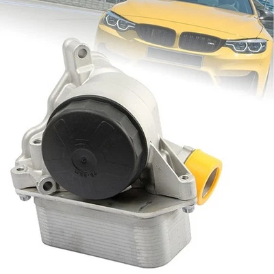 Engine Oil Filter Housing w/ Oil Cooler FOR BMW 128i 328i 335i 528i 530xi X3 Z4 Foto 1 de 4