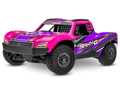 Camión de recorrido corto Traxxas Mini Slash® sin escobillas 1/16 4x4 RTR (rosa) Foto 1 de 2