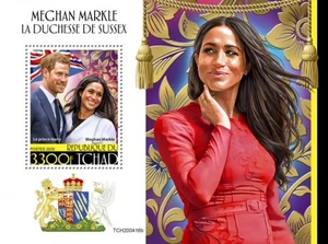 Chad - 2020 Meghan, Duchess of Sussex - Stamp Souvenir Sheet - TCH200416b - Picture 1 of 1