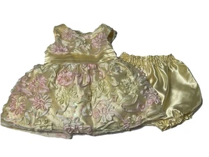 NWT American Princess Infant Baby Girl Size 3 Month Formal Pageant Style Dress - Picture 1 of 9