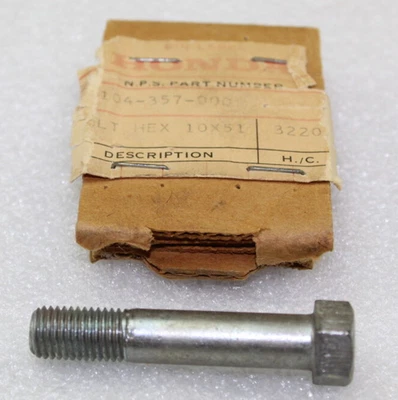 HONDA CR250M WIRING HARNESS HEX BOLT (10MM) OBSOLETE 90104-357-000 NOS OEM Foto 1 de 4