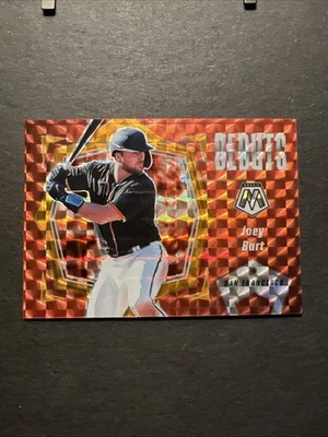 2021 Panini Mosaic - Debuts Joey Bart #PD3 Reactive Orange Mosaic /99 (RC) - Image 1 of 3