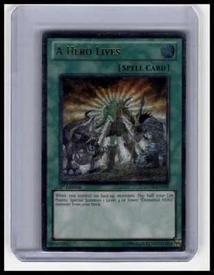 1st Edition Generation Force #GENF-EN098 A Hero Lives (UTR) - Image 1 of 2