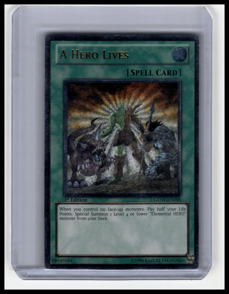 1st Edition Generation Force #GENF-EN098 A Hero Lives (UTR) - Image 1 of 2