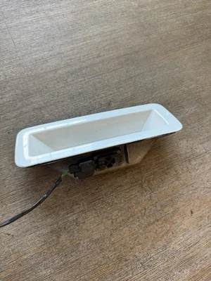Interruptor de manija de escotilla de maletero puerta elevadora trasera Lincoln MKX 2011 OEM blanco Foto 1 de 4
