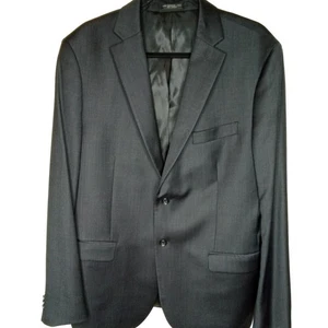 Abrigo deportivo negro John Varvatos Star EE. UU. (USADO EN EXCELENTE ESTADO) - 44 - Imagen 1 de 9