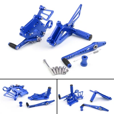 Motorcycle CNC Footrests Rear Sets Foot Pegs Fit For BMW S1000RR 2015-17 Blue Foto 1 de 4