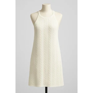 Joie Womens Dress Size XL Ivory Knit Sleeveless Boho Festival Coastal Cowgirl - Picture 1 of 8