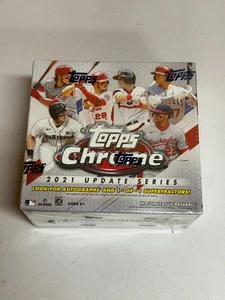 2021 Topps Chrome Update Series Baseball Mega Box BRAND NEW FACTORY SEALED - Picture 1 of 1