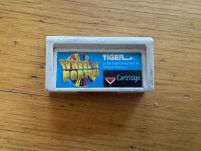 Vtg 1996 Tiger Electronics WHEEL OF FORTUNE Handheld System Cartridge Untested - image 1 of 4