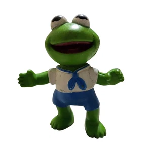 Figura De Colección Muppet Babies KERMIT PVC 1986 McDonalds Plaza Sésamo - Imagen 1 de 9
